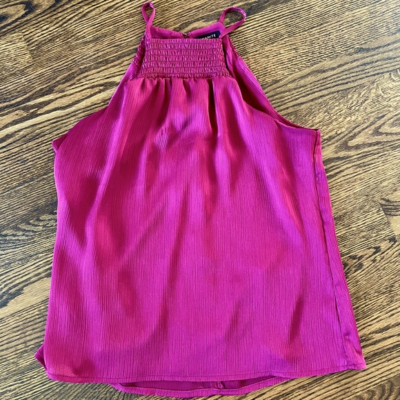 Bundle Two Dynamite Halter Tops women’s XS in Aubergine and Tan - Picture 7 of 7